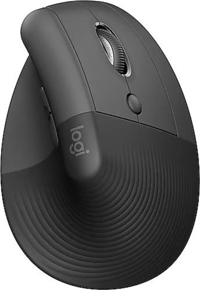 LOGİTECH LIFT KABLOSUZ ERGONOMİK DİKEY KABLOSUZ MOUSE SİYAH (910-006473)