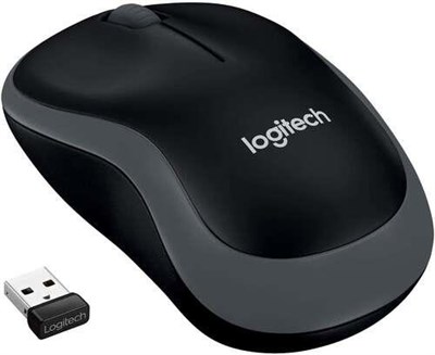 LOGİTECH M-185 USB ALICILI KOMPAKT KABLOSUZ MOUSE GRİ