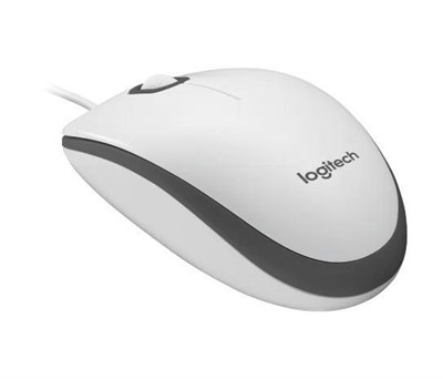 LOGİTECH M100 KABLOLU USB MOUSE BEYAZ  (910-006764)