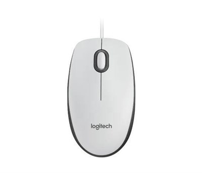 LOGİTECH M100 KABLOLU USB MOUSE BEYAZ  (910-006764)