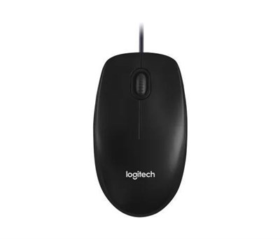 LOGİTECH M100 KABLOLU USB MOUSE SİYAH (910-006652)