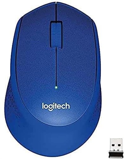 LOGİTECH M330 SILENT PLUS SESSİZ OPTİK KABLOSUZ MOUSE MAVİ (910-004910)