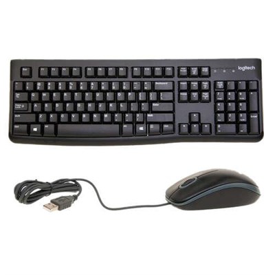 LOGİTECH MK-120 TÜRKÇE Q USB KABLOLU KLAVYE MOUSE SET