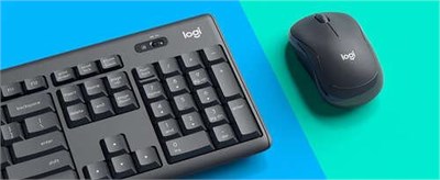 LOGİTECH MK295 KABLOSUZ KLAVYE VE MOUSE SET USB SİYAH (920-009804)