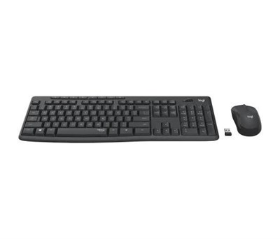 LOGİTECH MK295 KABLOSUZ KLAVYE VE MOUSE SET USB SİYAH (920-009804)
