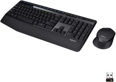 LOGİTECH MK345 Q TR MM KABLOSUZ KLAVYE VE MOUSE SET SİYAH (920-006514)