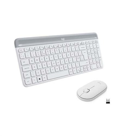 LOGİTECH MK470 Q TR İNCE KABLOSUZ KLAVYE VE  MOUSE SET BEYAZ (920-009436)