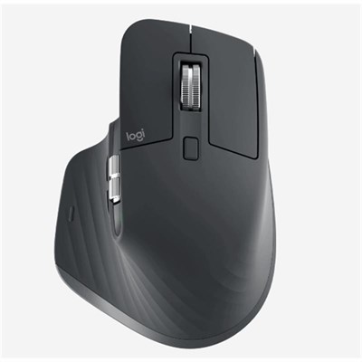 LOGİTECH MX MASTER 3S PERFORMANS KABLOSUZ SESSİZ USB OPTİK MUSE SİYAH (910-006559)