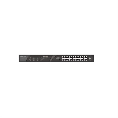 RUIJIE REYEE RG-ES118S-LP 18 PORT 10/100  FAST ETHERNET TAK ÇALIŞTIR 2 GİGABİT COMBO PORT 16 PORT POE  (120W) SWITCH