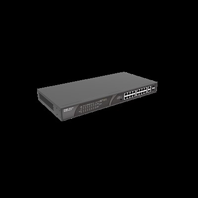 RUIJIE REYEE RG-ES118S-LP 18 PORT 10/100  FAST ETHERNET TAK ÇALIŞTIR 2 GİGABİT COMBO PORT 16 PORT POE  (120W) SWITCH