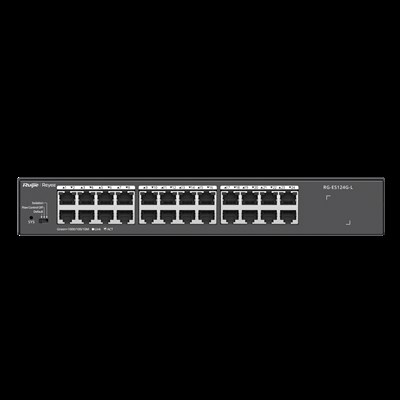 RUIJIE REYEE RG-ES124G-L 24 PORT 10/100/1000 YONETILEMEZ RACK MOUNT SWITCH METAL KASA