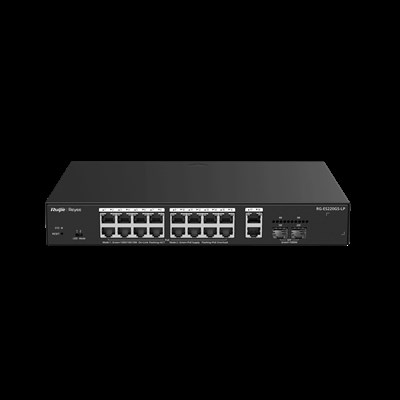 RUIJIE REYEE RG-ES220GS-LP 20 PORTLU 10/100/1000 GİGABİT, YÖNETİLEBİLİR SWİTCH, 2 SFP, 2 GİGABİT RJ45 UPLİNK, 24 PORT POE+ (130W)
