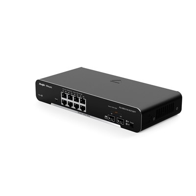 RUIJIE REYEE RG-NBS3100-8GT2SFP-P 8 PORT 10/100/1000 8 PORT POE 2 X SFP 125W RUJIE CLOUD YONETILEBILIR DESKTOP SWITCH