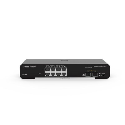RUIJIE REYEE RG-NBS3100-8GT2SFP-P 8 PORT 10/100/1000 8 PORT POE 2 X SFP 125W RUJIE CLOUD YONETILEBILIR DESKTOP SWITCH