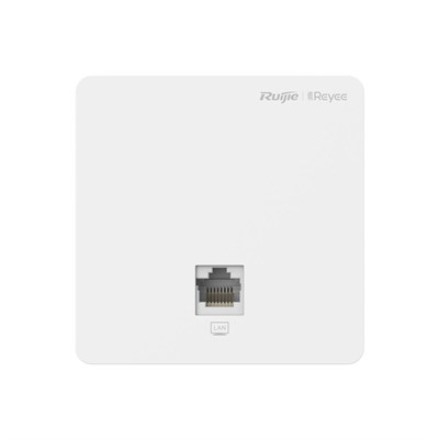RUIJIE REYEE RG-RAP1200(F) AC1300 2PORT 2x2MIMO 2.4 GHZ & 5 GHZ POE ADAPTORSUZ INDOOR/WALL MOUNT ACCESS POINT