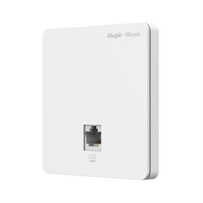 RUIJIE REYEE RG-RAP1200(F) AC1300 2PORT 2x2MIMO 2.4 GHZ & 5 GHZ POE ADAPTORSUZ INDOOR/WALL MOUNT ACCESS POINT