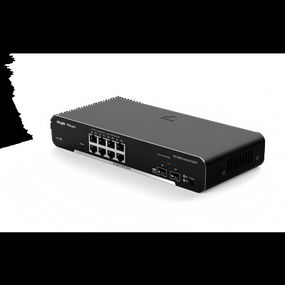 RUIJIE RG-NBS3100-8GT2SFP 8 PORT 10/100/1000 GİGABİT L2 YÖNETİLEBİLİR 2 SFP 8 PORT POE (125W) SWITCH