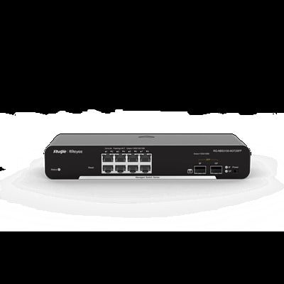 RUIJIE RG-NBS3100-8GT2SFP 8 PORT 10/100/1000 GİGABİT L2 YÖNETİLEBİLİR 2 SFP 8 PORT POE (125W) SWITCH