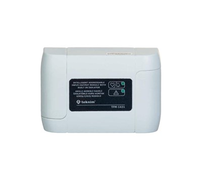 TEKNİM TFM-1431 AKILLI ADRESLİ DAHİLİ İZOLATÖRLÜ KURU KONTAK GİRİŞ-ÇIKIŞ MODÜLÜ