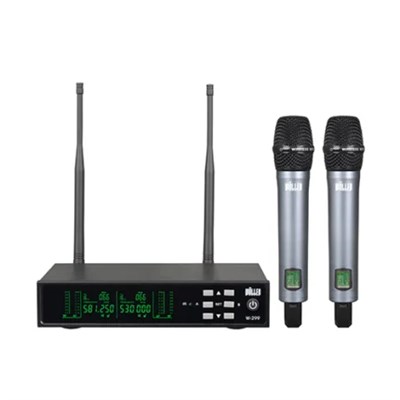 WÖLLER W-299EE  ÇİFT EL  UHF TELSİZ MİKROFONU