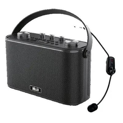 WÖLLER W-612H  PORTATİF ANFİ  KAFALIKLI  MİKRAFONLU TAŞINABİLİR