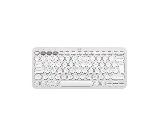 LOGİTECH K380S PEBBLE KEYS 2 ÇOKLU CİHAZ Q  BLUETOOTH KLAVYE BEYAZ (920-011860)