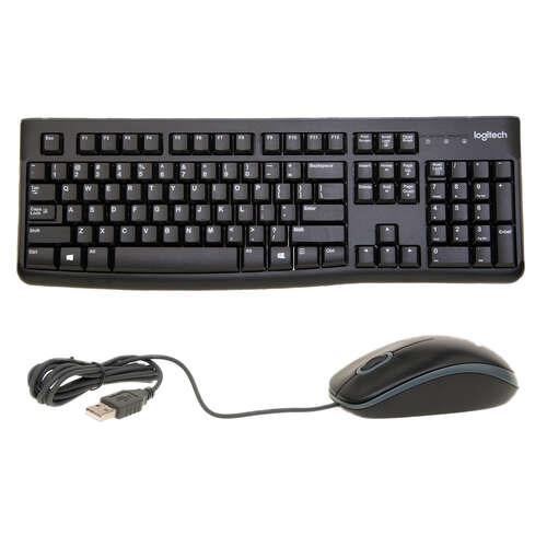 LOGİTECH MK-120 TÜRKÇE Q USB KABLOLU KLAVYE MOUSE SET