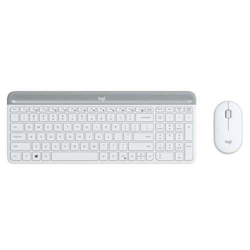 LOGİTECH MK470 Q TR İNCE KABLOSUZ KLAVYE VE  MOUSE SET BEYAZ (920-009436)
