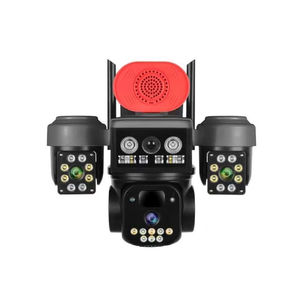 O-KAM-8090 3 KAMERALI 4G SOLAR PTZ KAMERA 3MP+3MP+3MP 10X OPTİK ZOOMLU