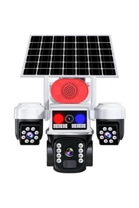 O-KAM-8095 3 KAMERALI WİFİ SOLAR PTZ KAMERA
