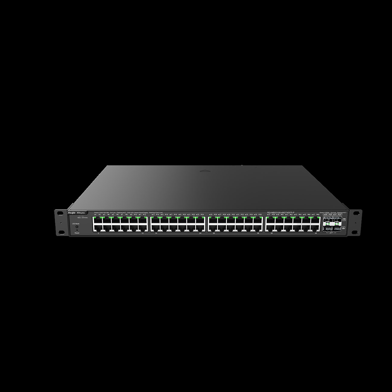 RUIJIE REYEE RG-NBS3100-48GT4SFP-P 48 PORT 10/100/1000 48 PORT POE 4 X SFP 370W RUJIE CLOUD YONETILEBILIR RACK MOUNT SWITCH