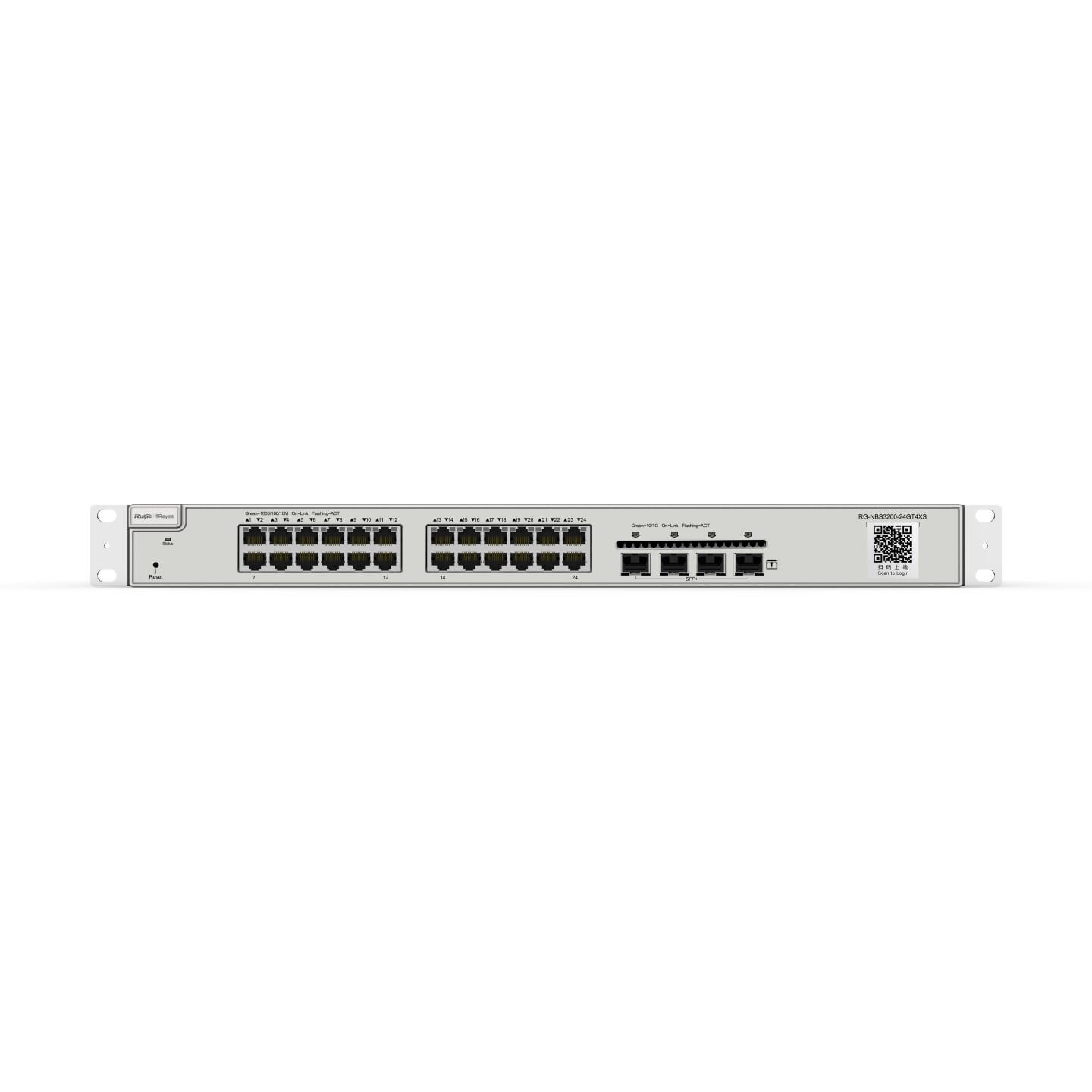 RUIJIE REYEE RG-NBS3200-24GT4XS 24 PORT 10/100/1000 4X10G SFP+ RUJIE CLOUD YONETILEBILIR RACK MOUNT SWITCH