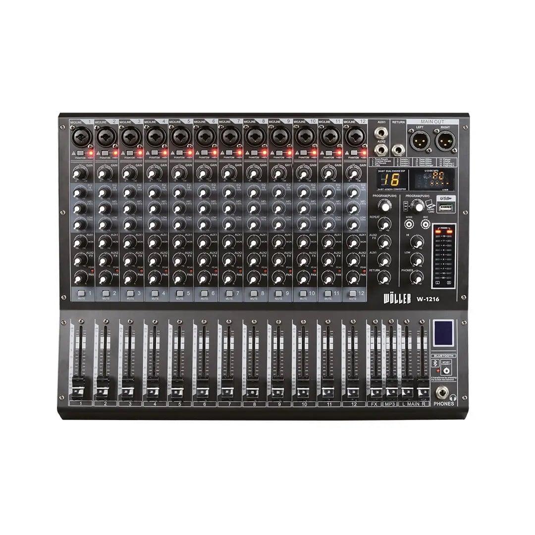 WÖLLER W-1216 12 KANAL DECK MİXER