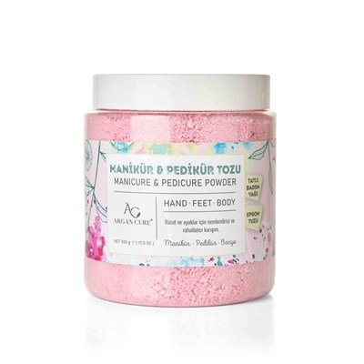 Argan Cure Pedikür & Manikür Tozu, Epsom Tuzlu Banyo Tozu 500gr.