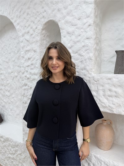 ÇITÇIT DÜĞMELİ TRİKO HIRKA