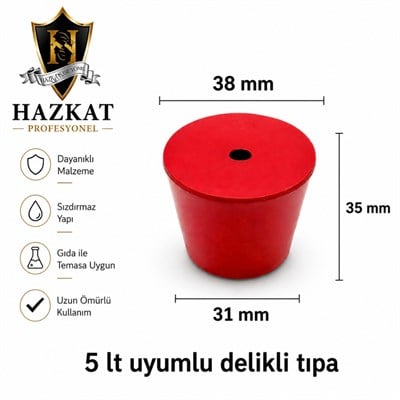 5 Lt Tıpa Delikli