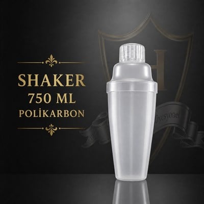 Buzlu Polikarbon Kokteyl Shaker 750 ml