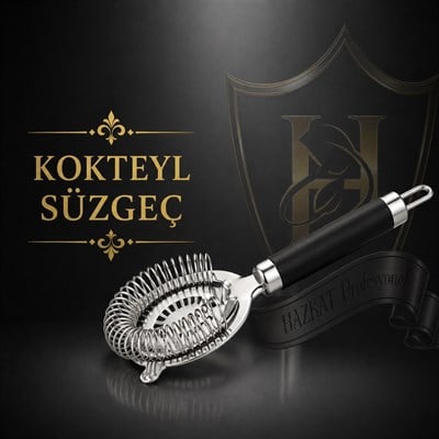 Kokteyl Bardak ve Shaker Süzgeç