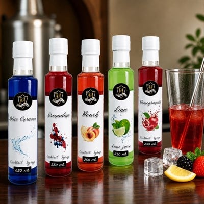 Kokteyl Şurupları Tanışma Seti 5 x 250ml