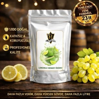 Limonlu Misket Üzümü Konsantresi Kit 23lt