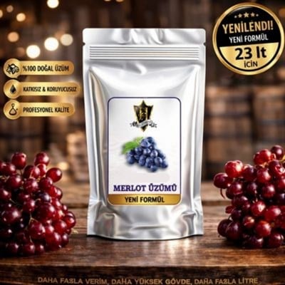 Merlot Üzüm Konsantresi Kit 23lt
