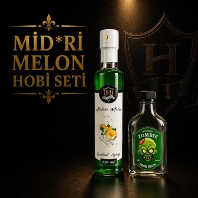 Midori Kavun Likörü Hobi Seti