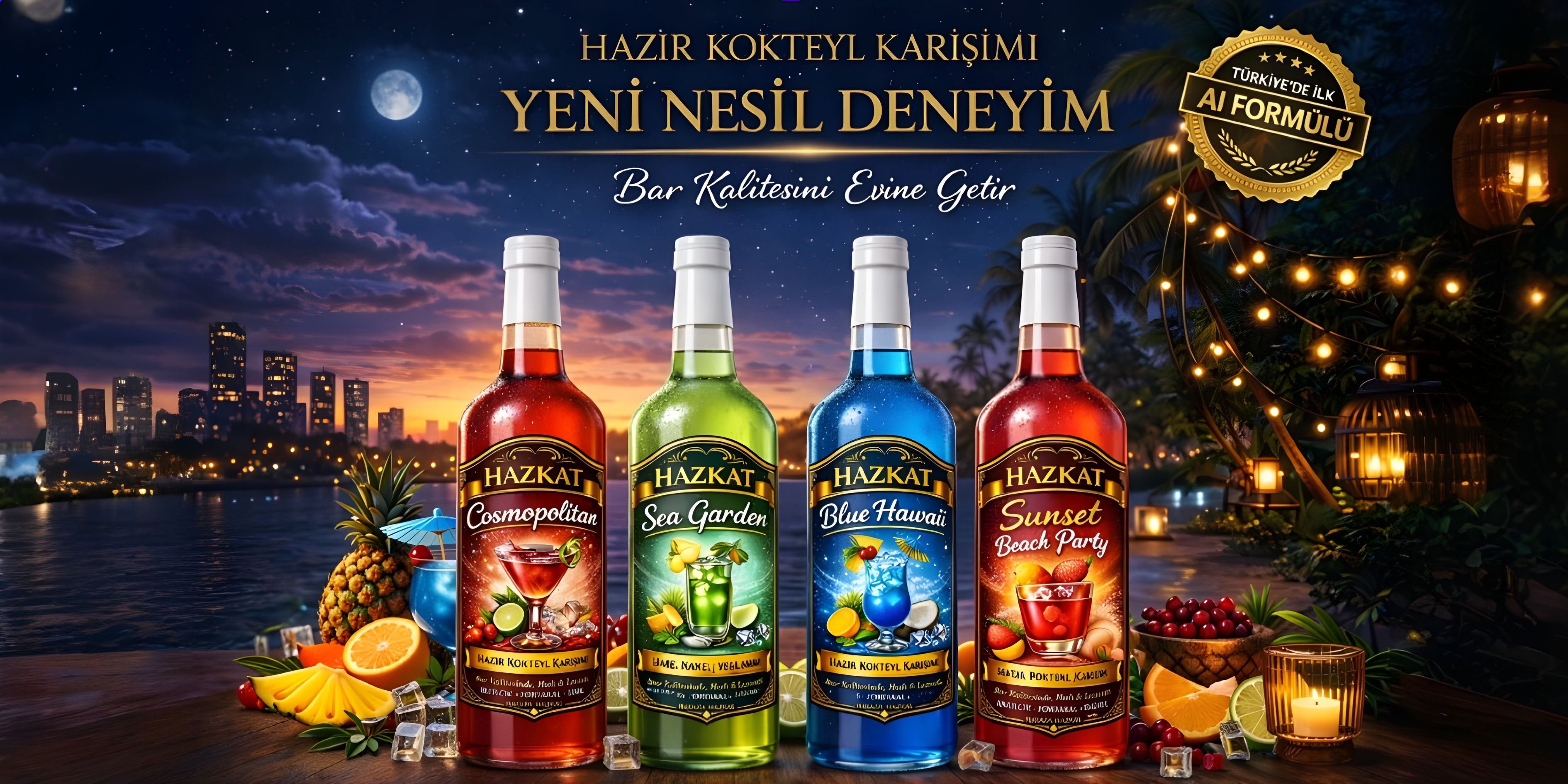 serinletici içecek,alkolsüz kokteyl,yaz içecekleri,Mocktail,Yapay zeka kokteyl şurubu