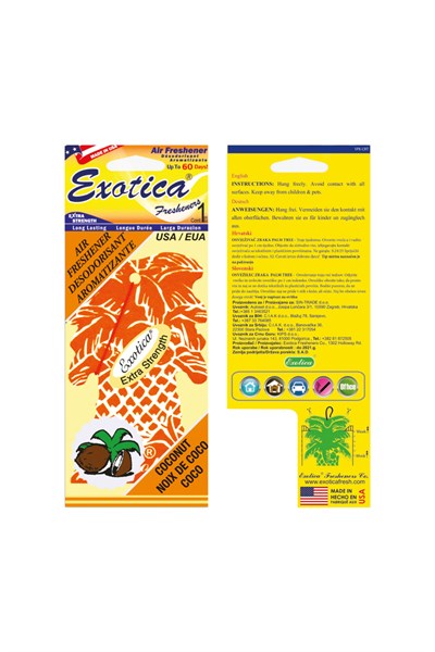 Fresheners Palm Tree Coconut Oto Asma Koku (Made In Usa)
