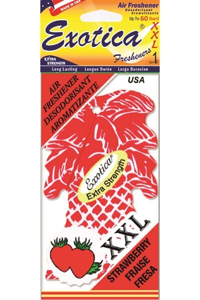 Fresheners Palm Tree XXL Strawberry Oto Asma Koku (Made In Usa)