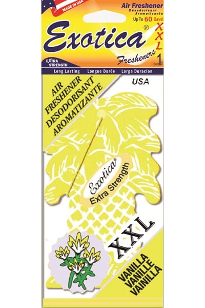 Fresheners Palm Tree XXL Vanilla Oto Asma Koku (Made In Usa)
