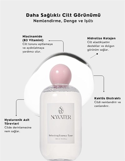 Nowater Refreshing Essence Toner | Ferahlatıcı Esans Tonik | 300ml