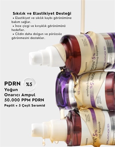 PDRN+ 5% Deep Firming Ampoule | %5 Somon DNA İçerikli Yoğun Sıkılaştırıcı Serum | 50ml