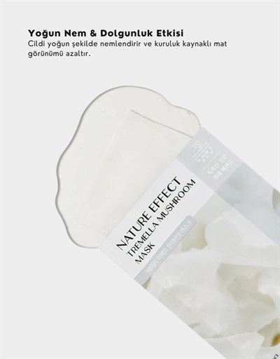 Nature Effect Tremella Mushroom Mask | Nem Veren Kağıt Maske