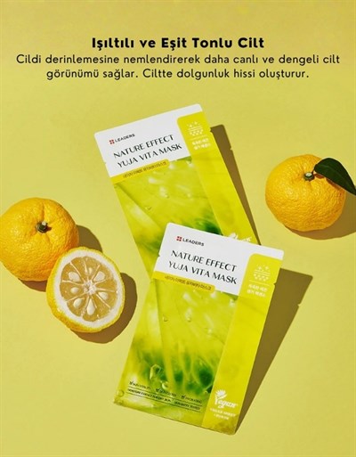 Nature Effect Yuja Vita Mask | C Vitamini İçeren Aydınlatıcı Kağıt Maske